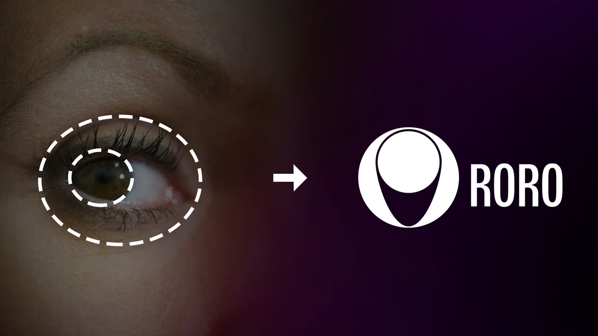 human eye concept for logo overlay